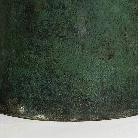 Mid Century Ikora Patinated Bronze Vase MADE IN GERMANY